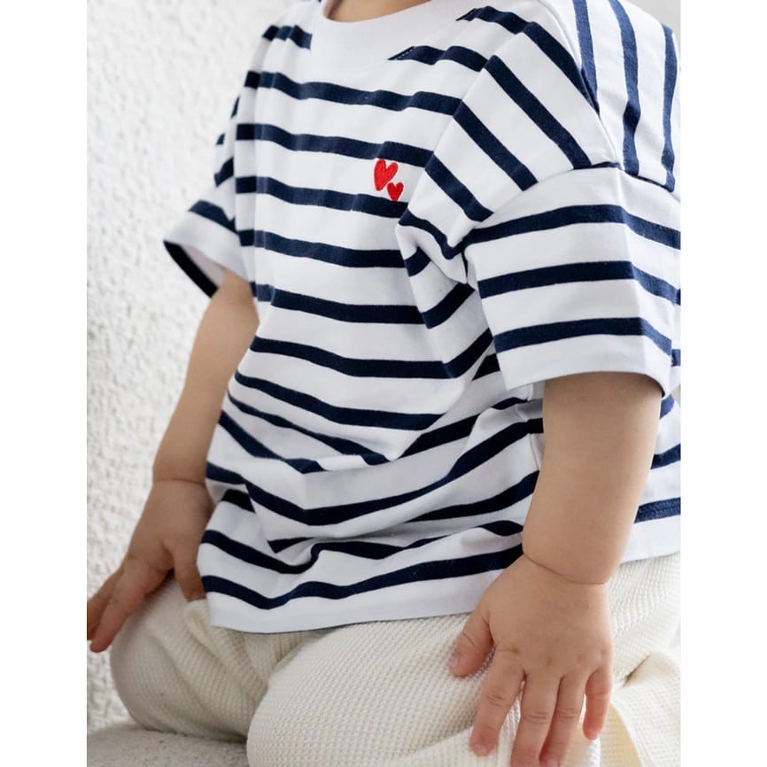 T-Shirt Mini *Colette*, White/Navy – Bild 3