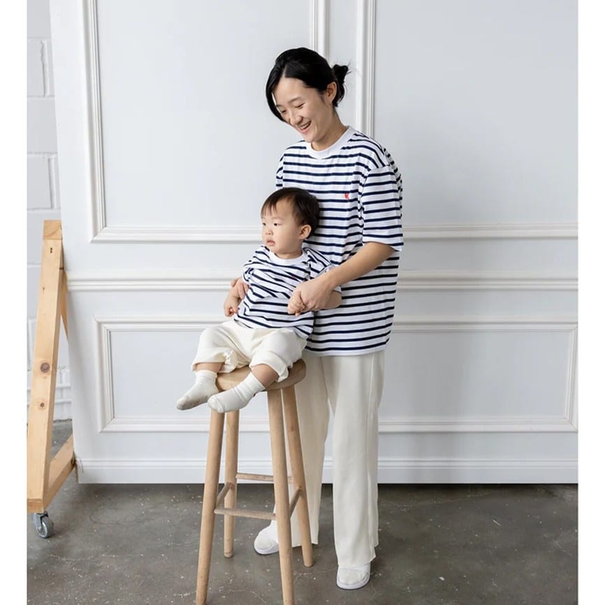 T-Shirt Mini *Colette*, White/Navy – Bild 5