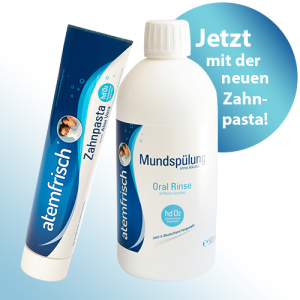 atemfrisch® System (Zahnpasta 100 ml und Mundspülung 500 ml)