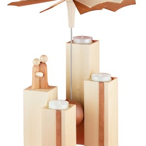 Modern Line Stehlen-Pyramide Natur