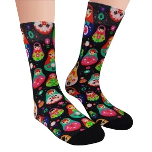 Cool 7 3D Lady Print Matroschkas, 36-40