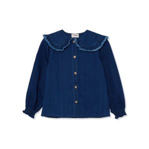 Bluse *Eva*, Blue Denim