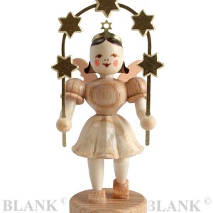 Engel mit Sternenbogen natur, kurzer natur Faltenrock