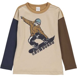 “Green Cotton” T-Shirt Snowboard Gr. 116