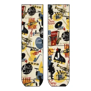 Cool 7 Print 3D Socks Live Music, 41-46