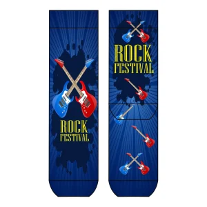 Cool 7 Print 3D Socks Rock Festival, 41-46