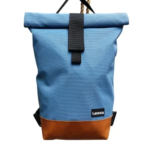 Rollrucksack aus Turnmatte & Leder M