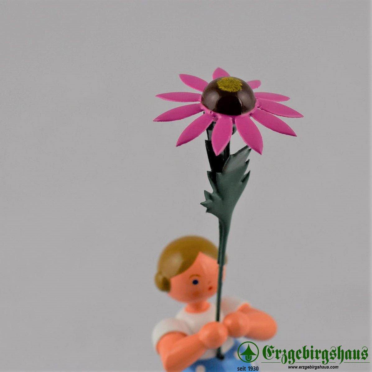 Mädchen mit rotem Sonnenhut – Sommerblumenmädchen – Bild 5