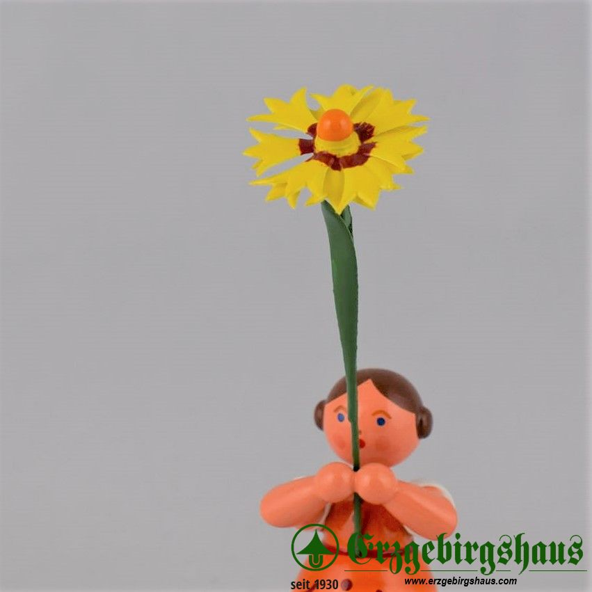 Mädchen mit Augenaster – Sommerblumenmädchen – Bild 5