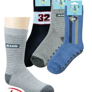 Socks 4 Fun ABS Jeans Grau, 27-30