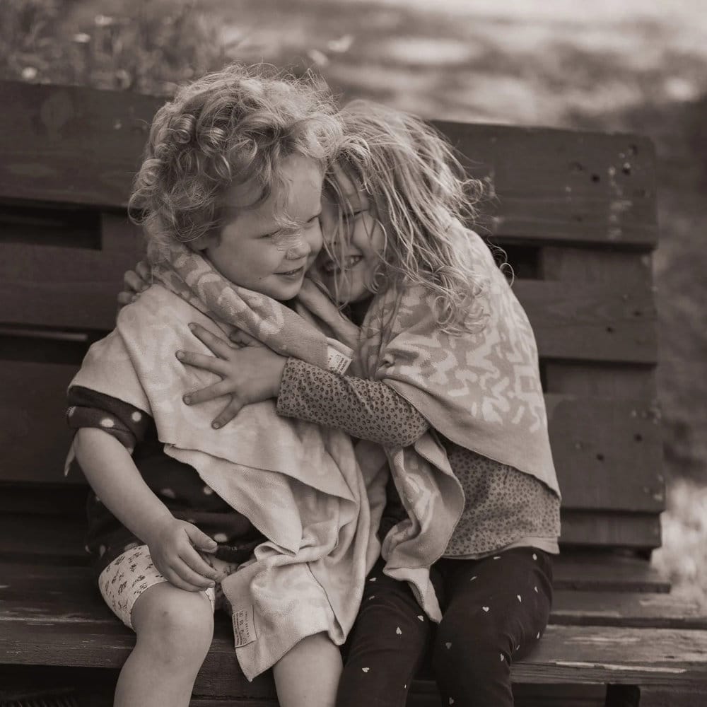 Personalisierte Babydecke *Ocean*, Himmelblau / Cremeweiss – Bild 6