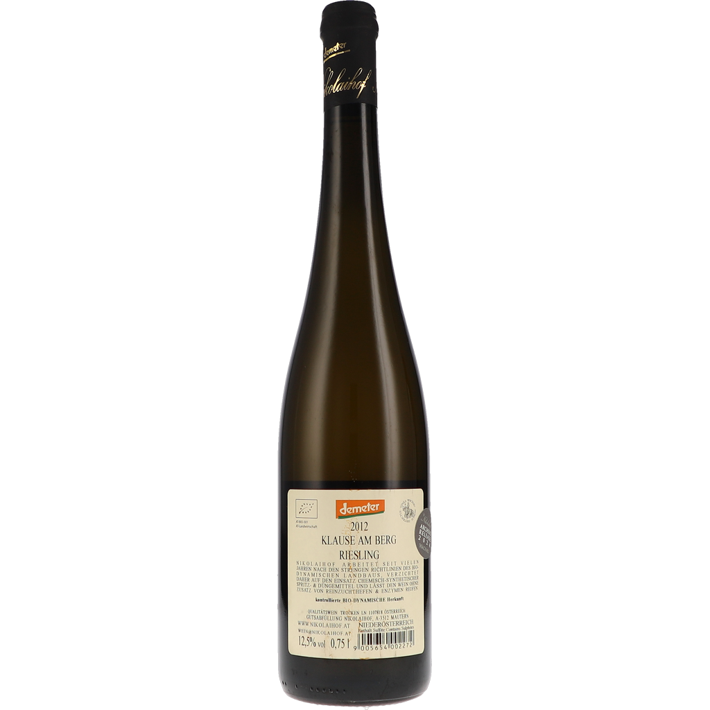 Klause am Berg Riesling trocken 2012 – Bild 2