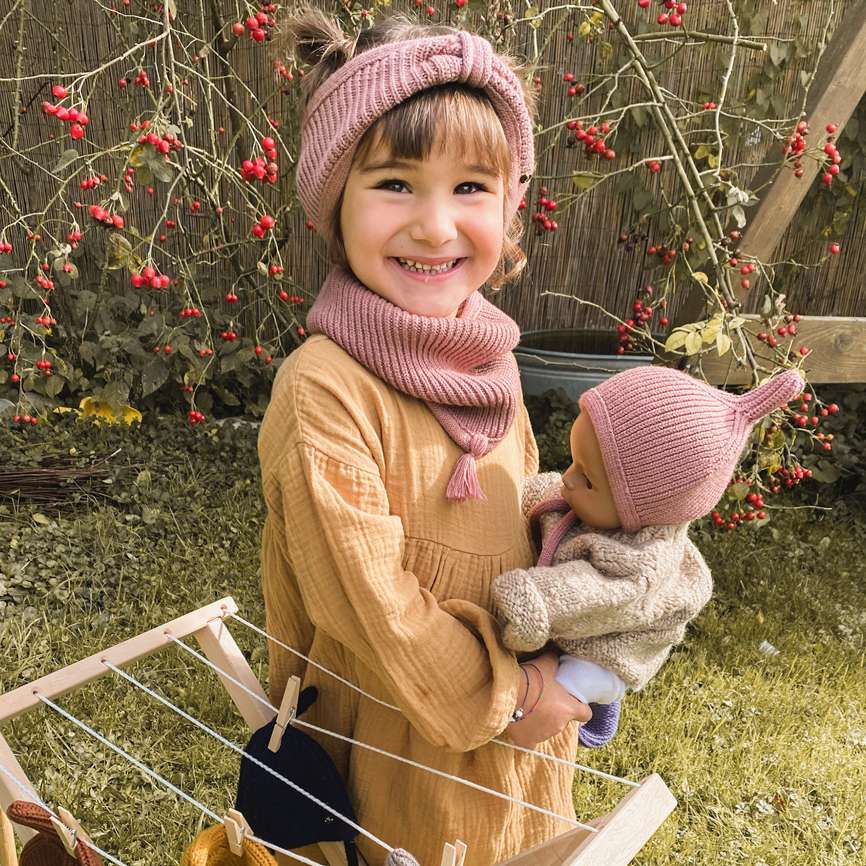 Rundschal *Loopi*, Rose – Bild 3