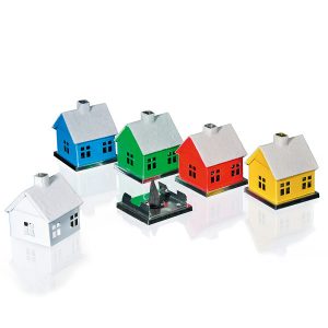 Metall Räucherhäuschen, original Erzgebirge