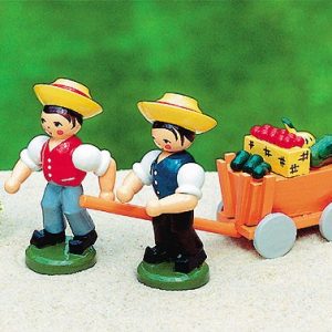 Erntewagen mit 2 Jungen