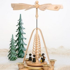 Weihnachtspyramide Kurrende mattfarben