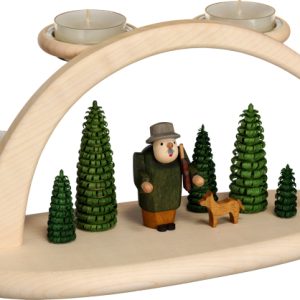 Kerzenhalter, Leuchterbogen Waldmotiv