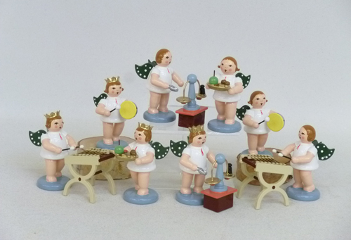 Engel mit Weihnachtsteller ohne Krone – Bild 2