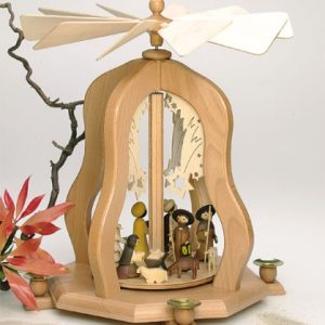 Pyramide Krippe, farbig