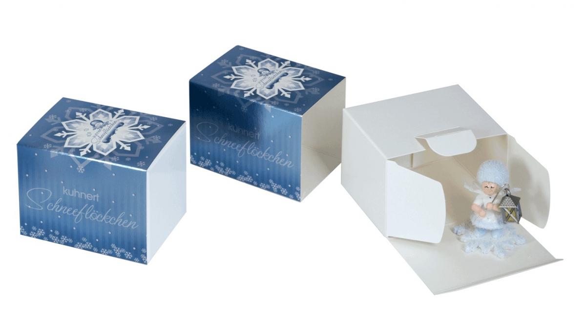 Baumschmuck Schneeflöckchen mit Triangel – Bild 2