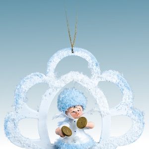 Baumschmuck Schneeflöckchen mit Becken