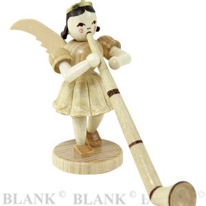 Blank Kurzrockengel mit Alphorn und Krone