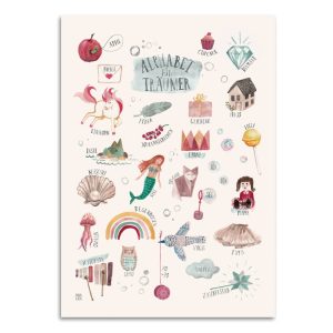Poster A2, Alphabet für Träumer