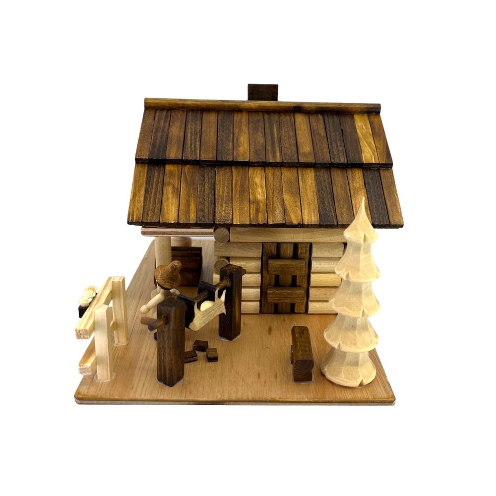 Räucherhaus Zur Wilden Sau mit Wanderer – Bild 4