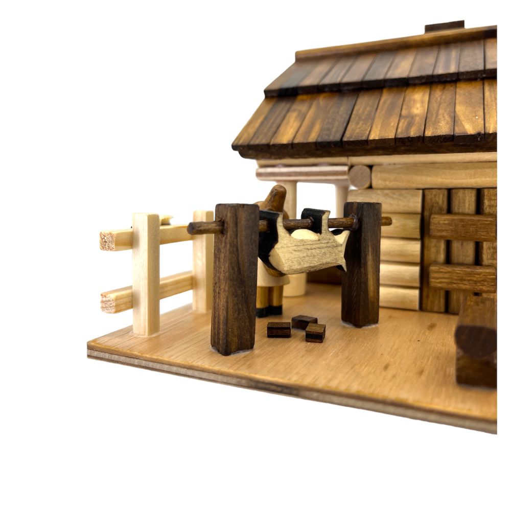 Räucherhaus Zur Wilden Sau mit Wanderer – Bild 8