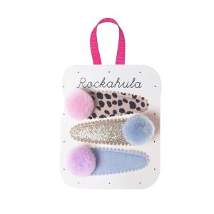 Luna Leopard Pom Pom, Haarspangen