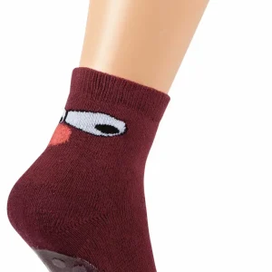 RS Frottee Strumpf Sohle Bordeaux, 26-27