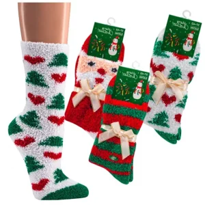 Kuschel Merry Christmas Grün-Rot, 30-36