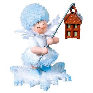 Schneeflöckchen mit Laterne