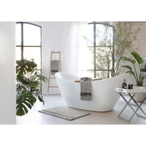 JOOP! Badteppich 141 LOGO STRIPES Platin 50 x 60 cm