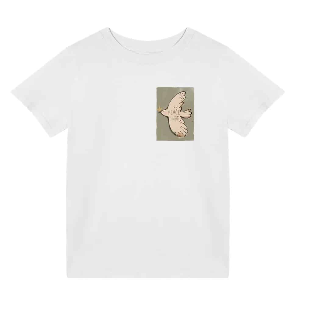 T-Shirt *Peace*, Weiß