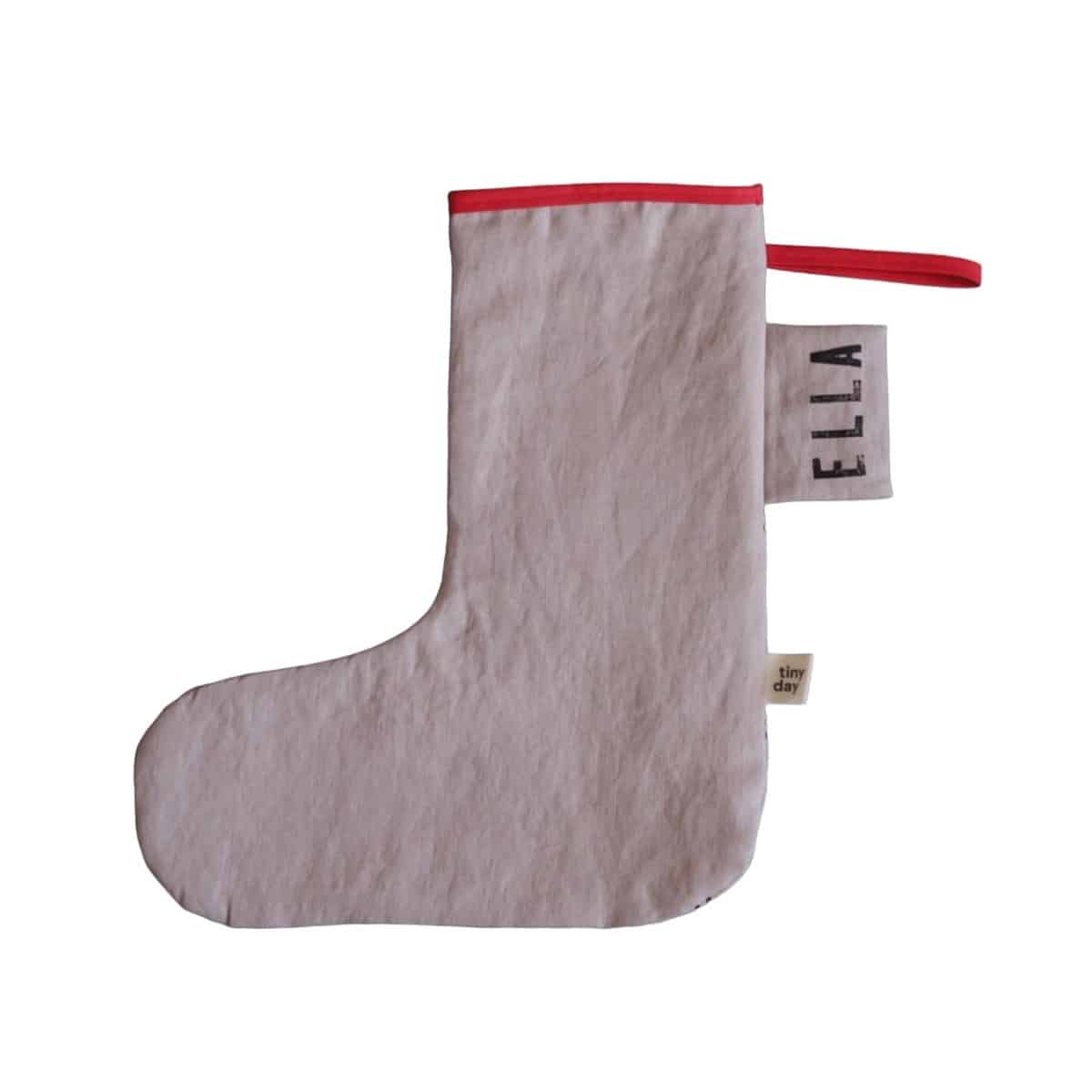 Nikolaus-Stiefel aus Leinen, Haus – Bild 5