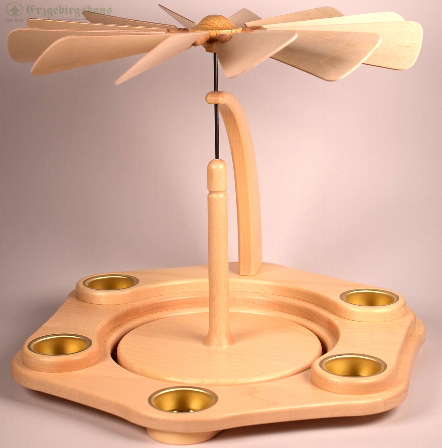 Pyramide „leer“ 5 Teelichter – Bild 2